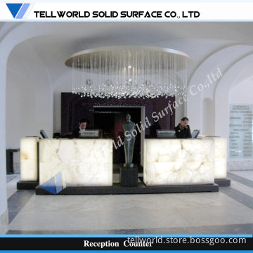 Acrylic Solid Surface Bar Counter Design (TW-MART-075)